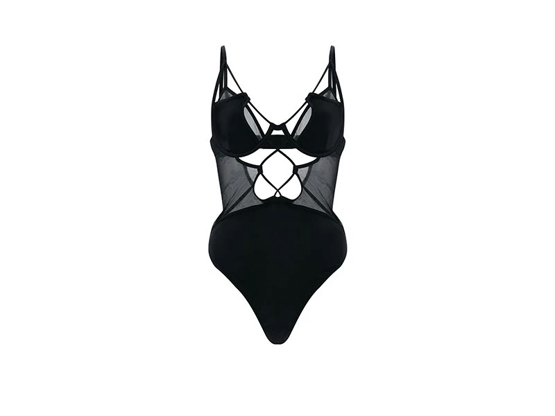 Black Push Up Corset Top