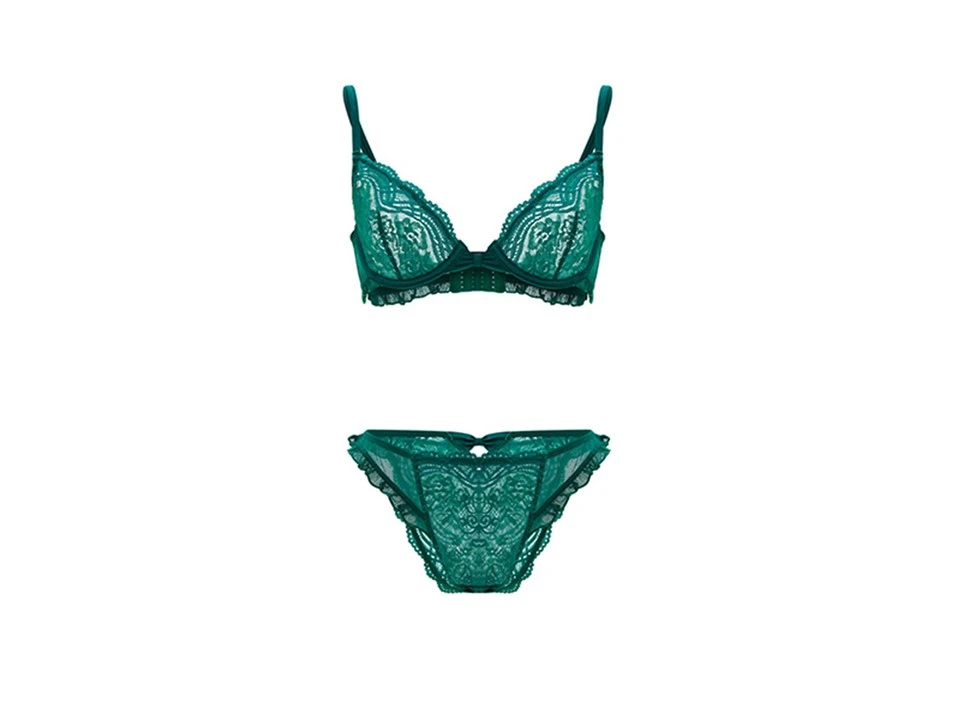 Set Dillad Isaf Emerald Green
